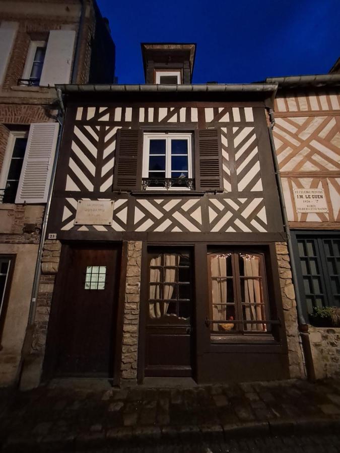 شقة Maison Jongkind - Garage Prive 100 M - Selection Journee Du Patrimoine 2023 أونفلور المظهر الخارجي الصورة