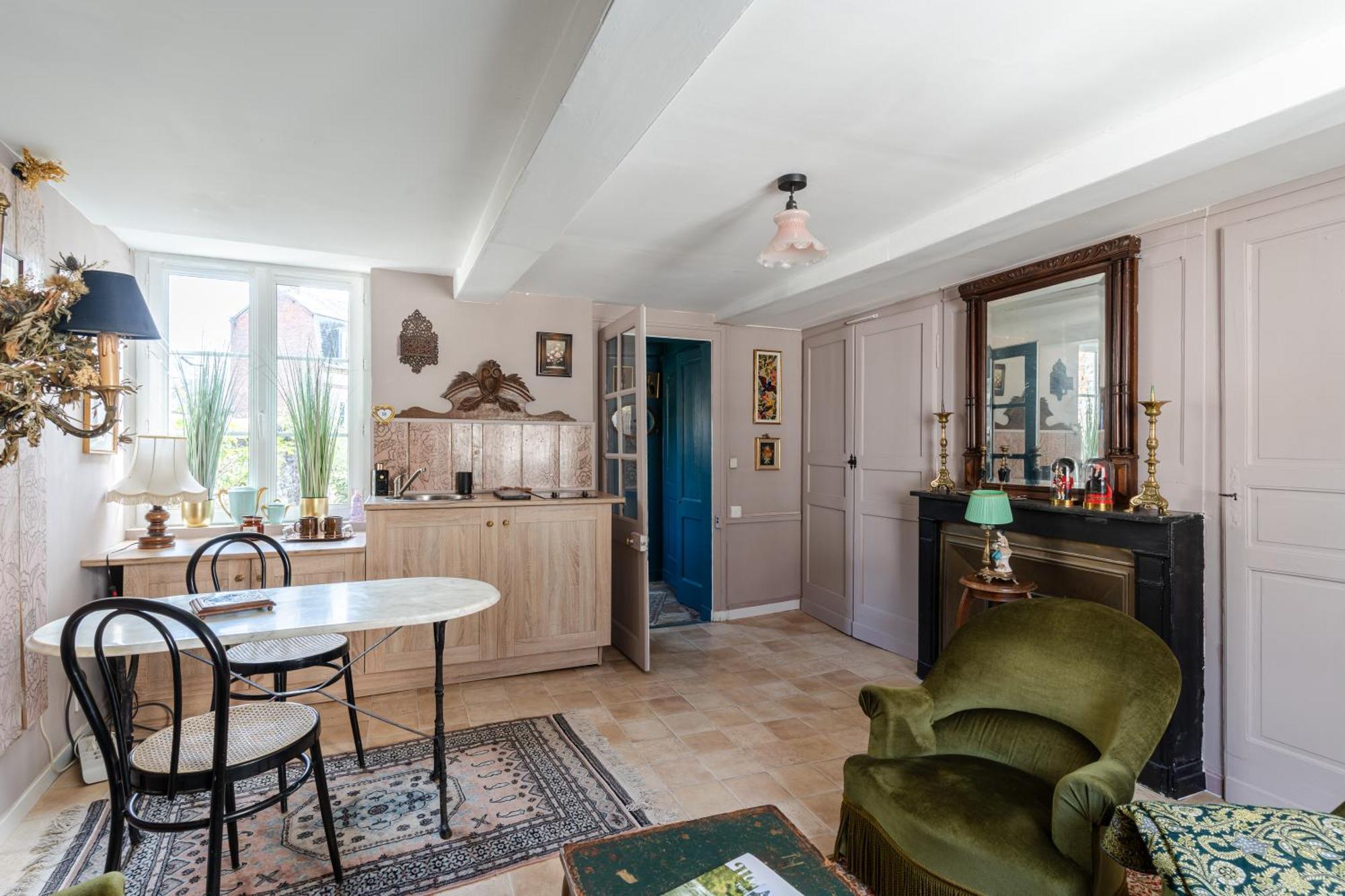 شقة Maison Jongkind - Garage Prive 100 M - Selection Journee Du Patrimoine 2023 أونفلور المظهر الخارجي الصورة